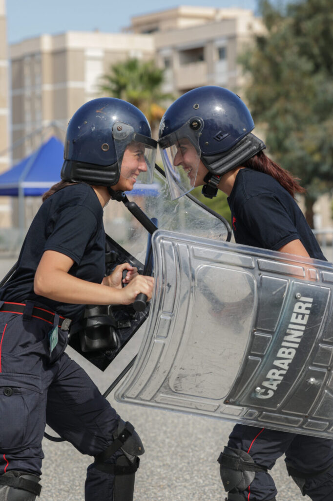 Allievi della Scuola Carabinieri durante le attività di addestramento